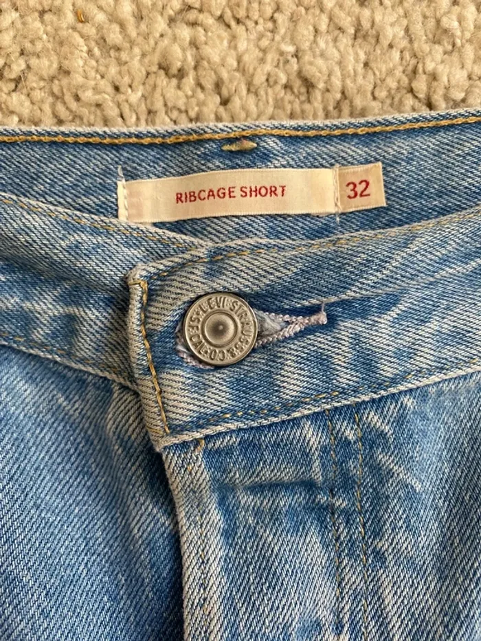 Ribcage short en jean bleu Levi’s - photo numéro 4
