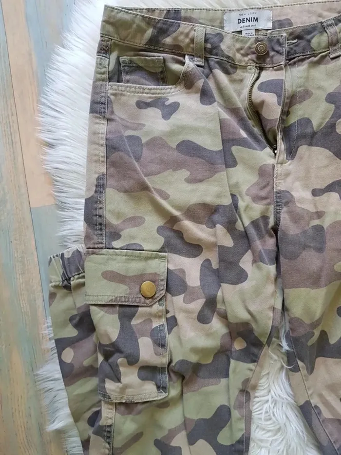Pantalon newlook militaire kaki taille 38 excellent état - photo numéro 13