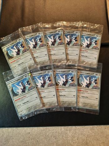 Carte Pokemon Lot 9 Pondralugon 107/142 Ecarlate et Violet Couronne Stellaire scellé FR