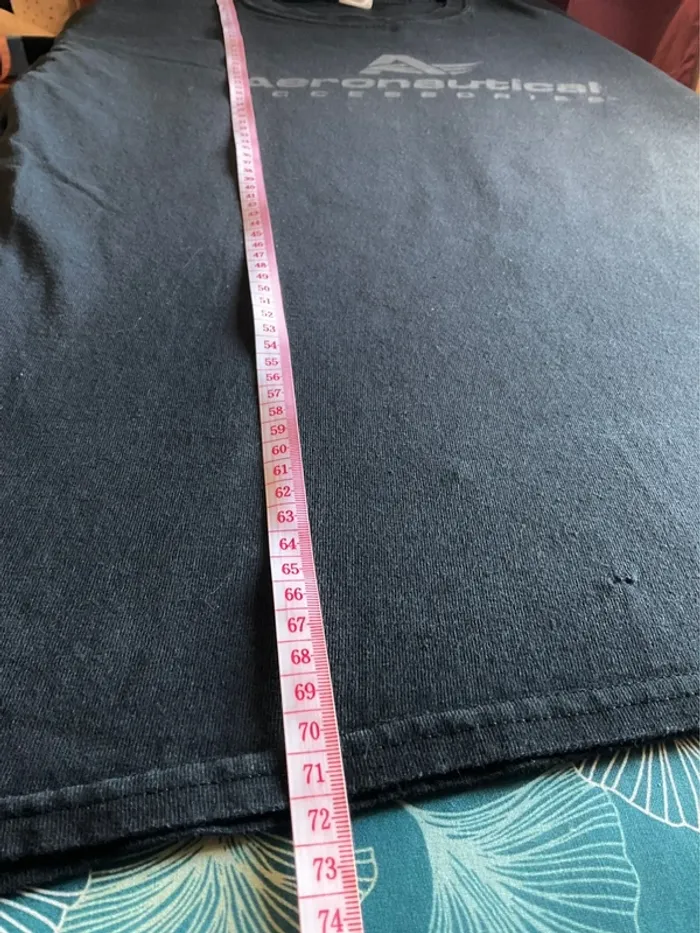 T-shirt noir pour homme Gildan Aeronautical Accessories taille L 457 - photo numéro 8