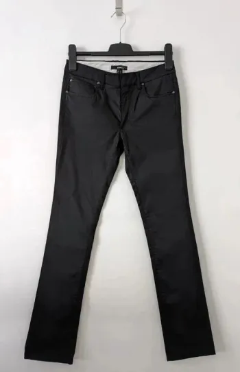 Pantalon noir en coton - Mango - taille 38