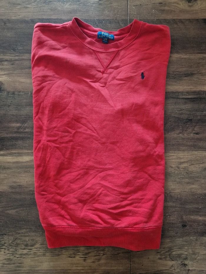 Pull rouge Ralph Lauren taille XL - photo numéro 3