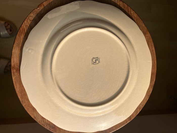 Jolie assiette plate de décoration-Sarreguemines-Idéal du Gazeau - photo numéro 6