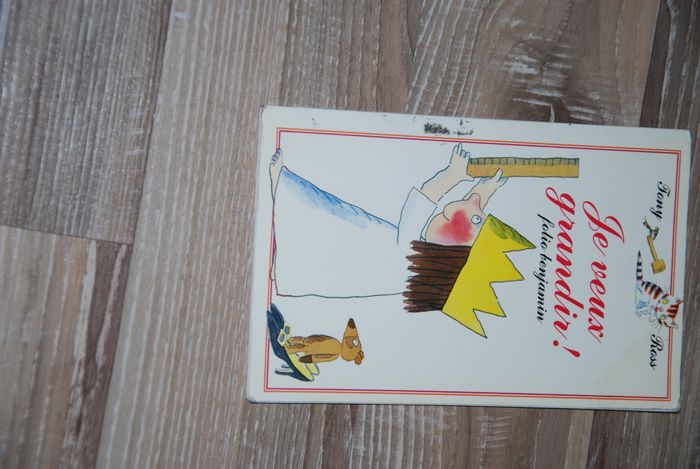 livre enfant 3 à 7 ans folio "je veux grandir" tony ross