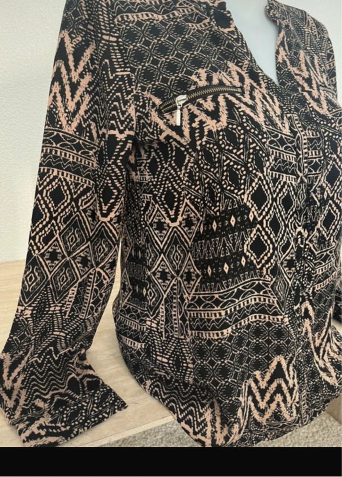 Blouse manches longues savane Mim taille 40 - photo numéro 2