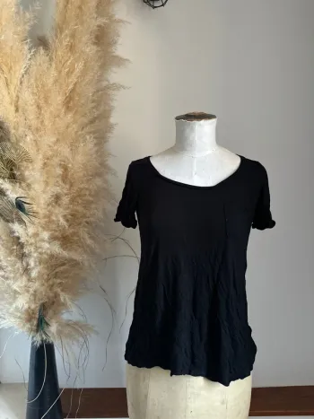 T-shirt noir fluide Pimkie S/36