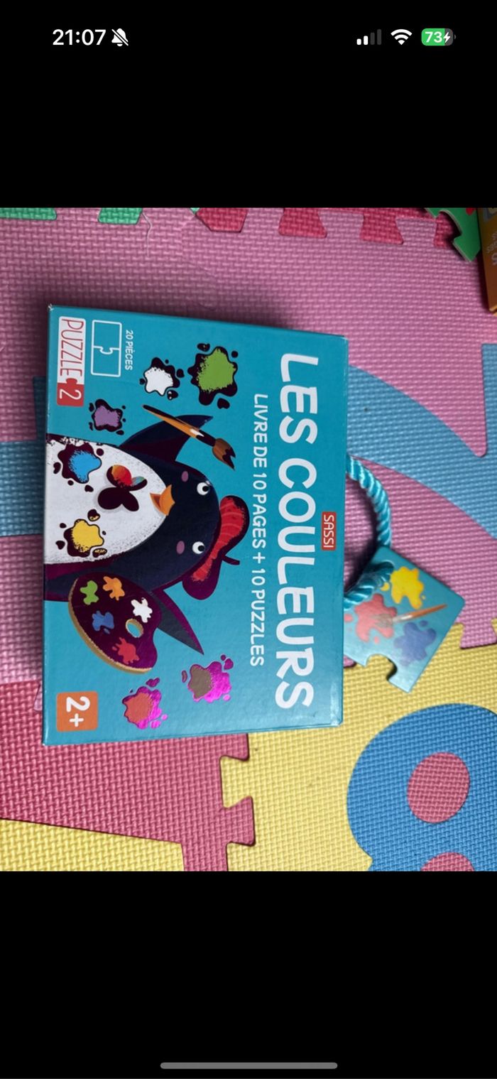Puzzle livre les couleurs