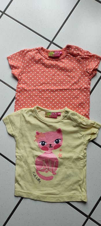 2 t shirts 3 mois