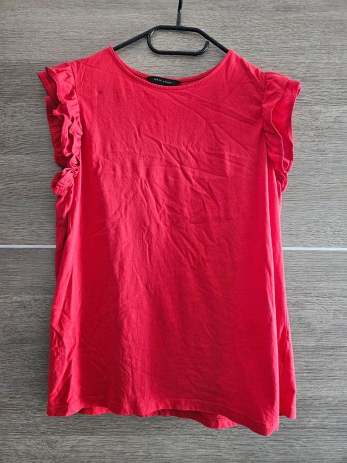 Top femme rouge new look taille 42
