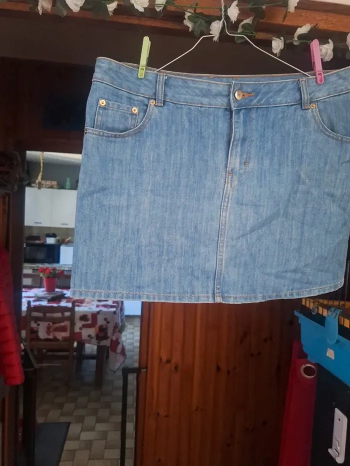 €jupe jean
