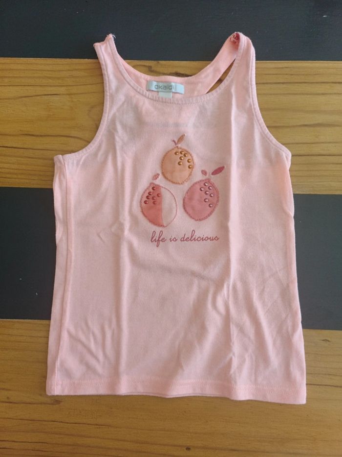 Joli T shirt Okaïdi corail