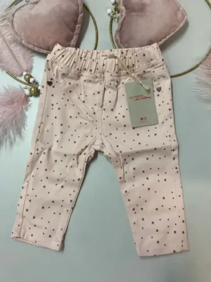 Pantalon bébé fille (neuf) - Taille 9 mois