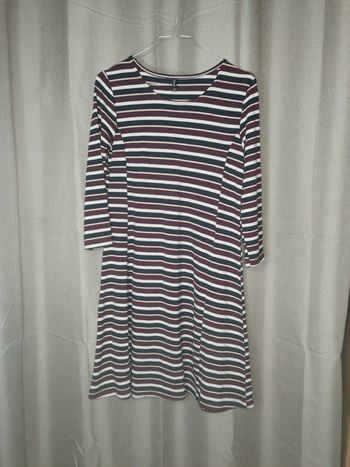 Robe rayée stradivarius