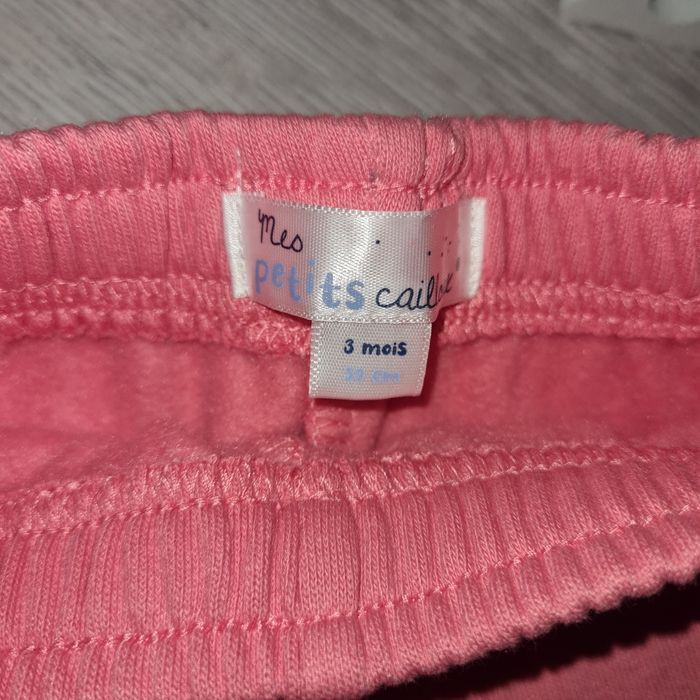 Lot de 2 pantalons joggings cœur 3 mois - photo numéro 5