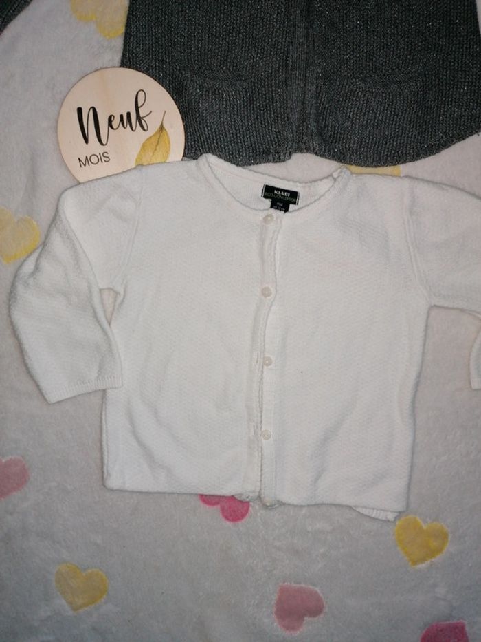 Lot 2 gilets 9 mois - photo numéro 3