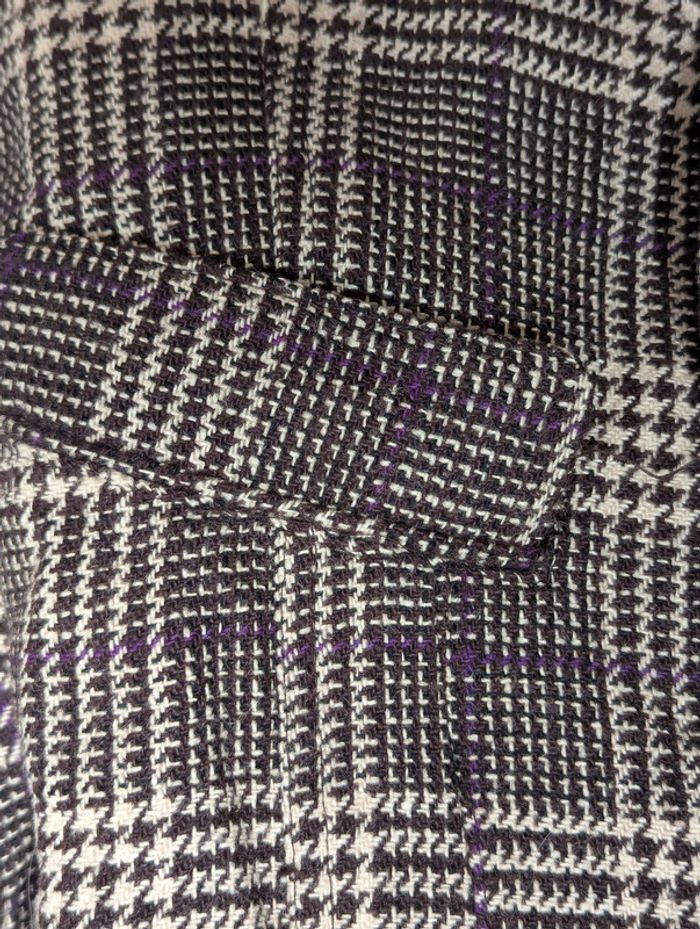 Blazer court à carreaux Bershka – Style preppy vintage - photo numéro 4