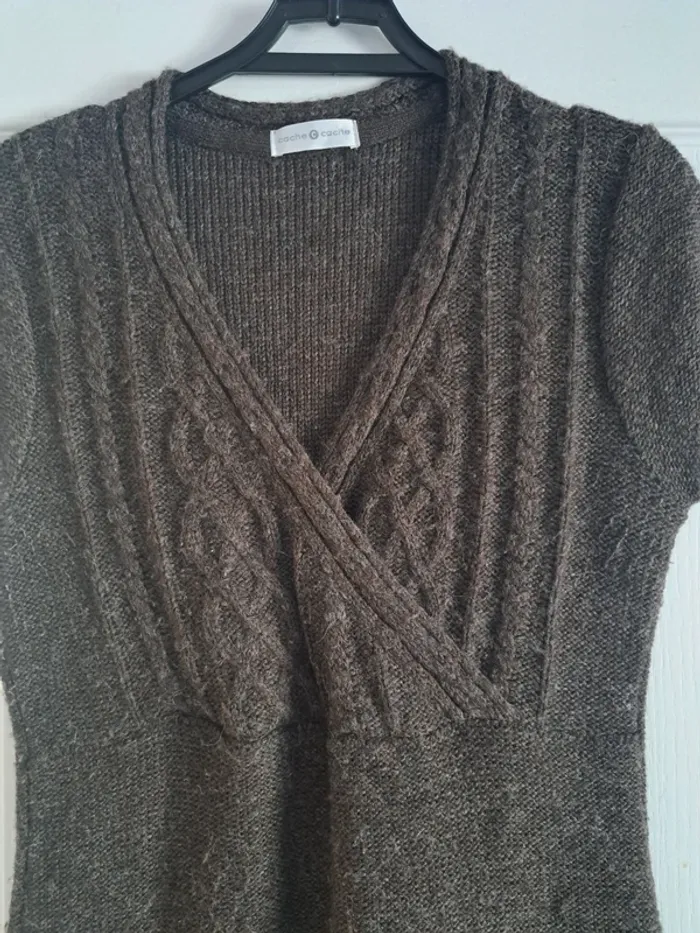 Robe laine hiver cache cache - photo numéro 2