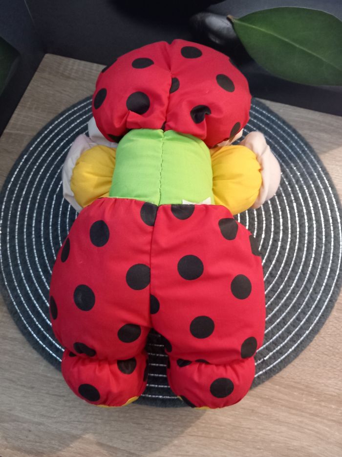 Poupée vintage playskool rouge a pois 31cm - photo numéro 4