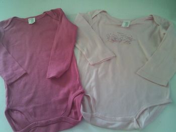 Lot 2 body manche longue 24 mois
