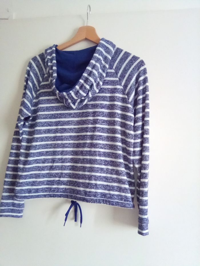 Pull capuche maille - photo numéro 2