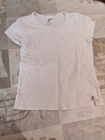 T-shirt blanc Decathlon