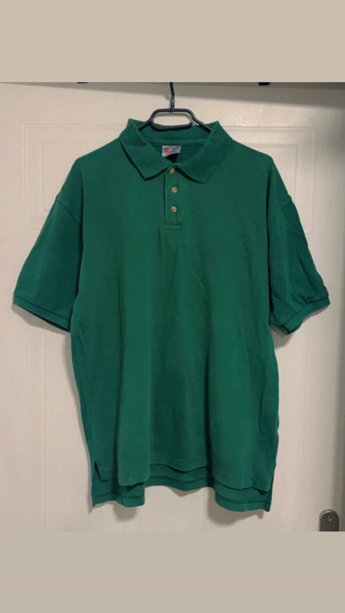 Polo Vert MIXTE taille L/XL
