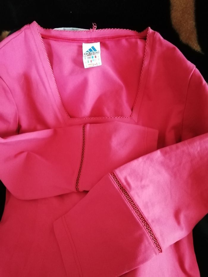 Sweat shirt sport taille 40 ADIDAS neuf - photo numéro 6