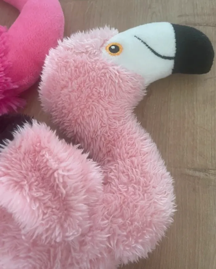 Lot Peluche flamant rose - photo numéro 2