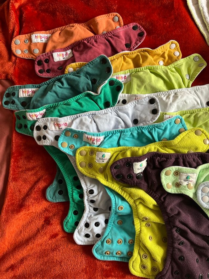 Lot 14 couches lavables newborn - photo numéro 3