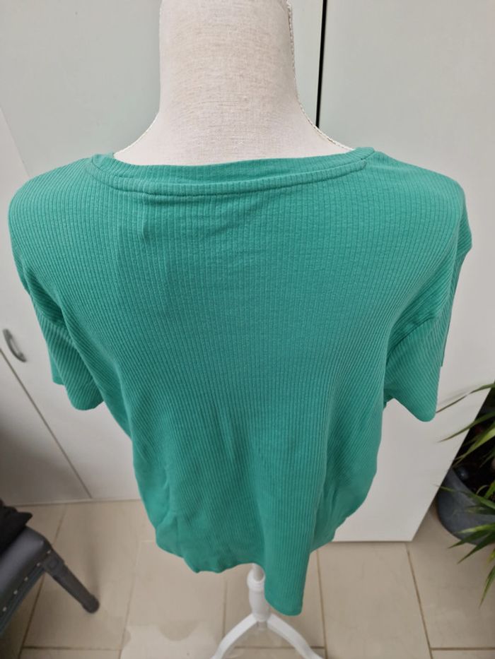 T-Shirt Vert Emeraude Via Cortesa Adler - photo numéro 6