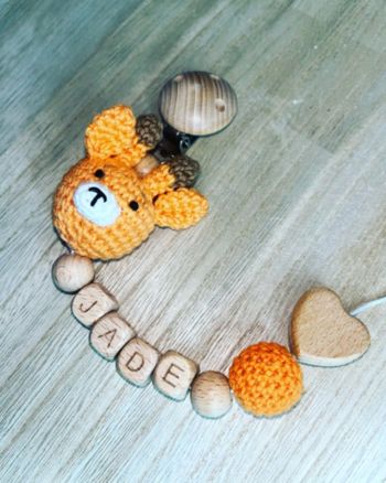 Attache tétine personnalisé