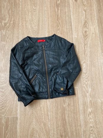 🎀 Veste similicuir noir 4 ans tissaia