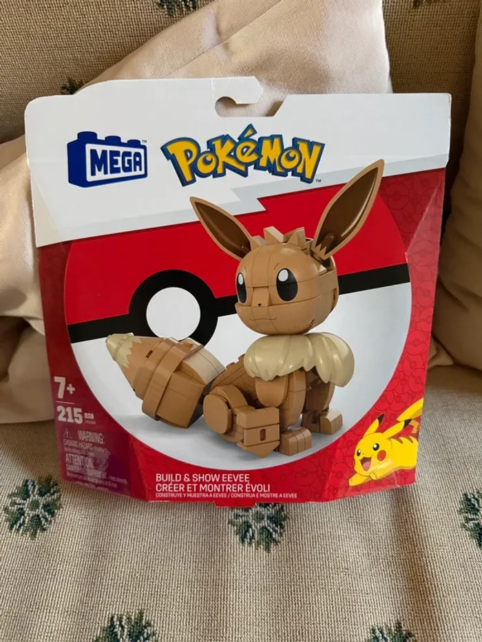 NEUF Coffret Lego Mega Construx Pokémon Evoli à assembler briques construction