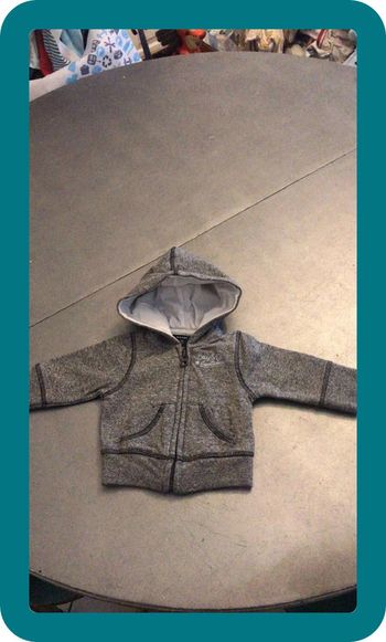 Sweat zippé a capuche