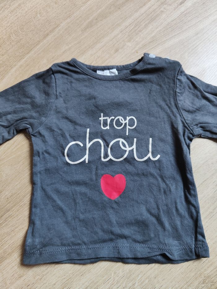 Tee shirt kiabi 1mois