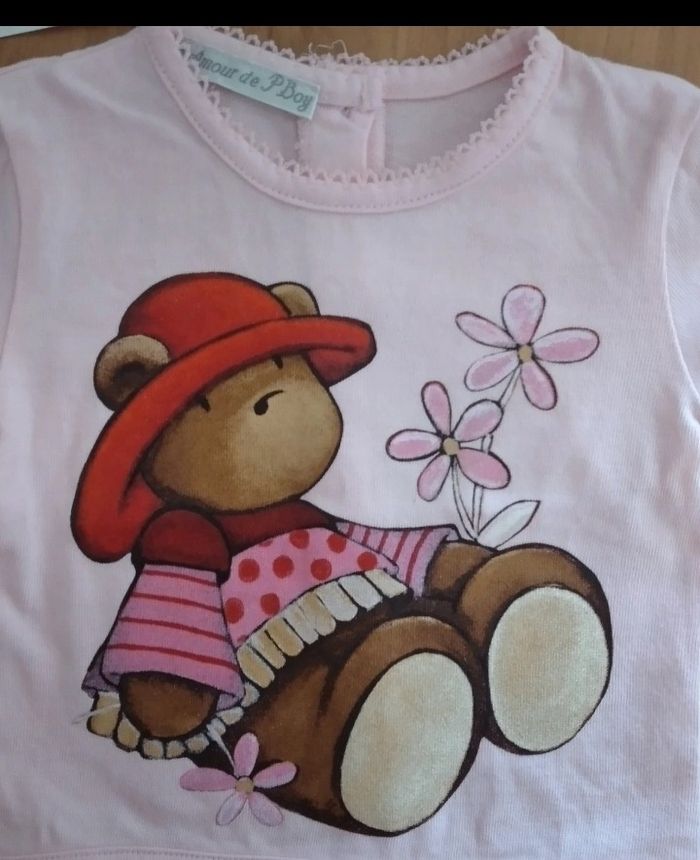 Haut manches courtes Neuf avec étiquette 6 mois fille Un amour de petit boy - photo numéro 2