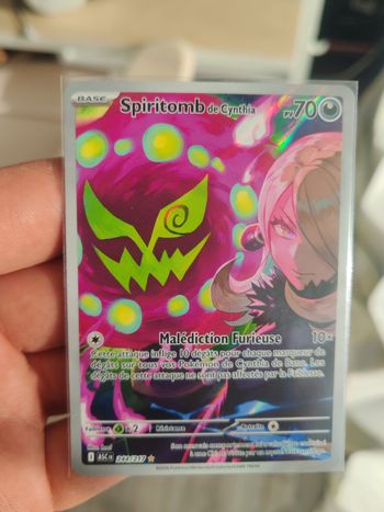 Carte pokémon Spiritomb de Cynthia 244/217
