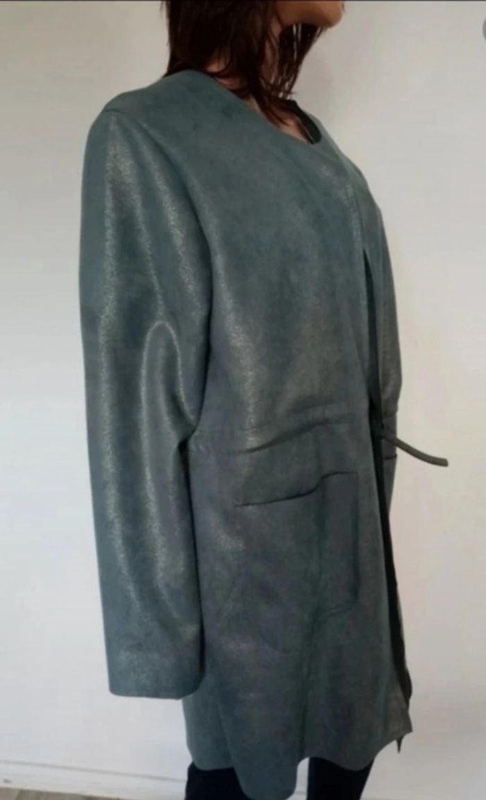 Superbe veste en suédine TG2 italienne - photo numéro 4