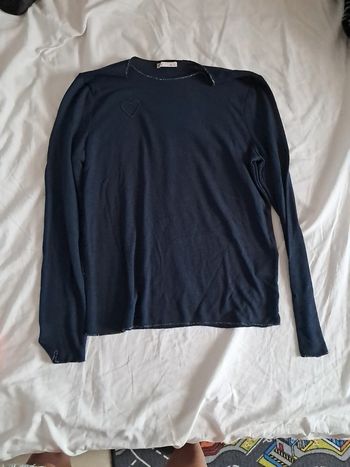 Pull légère marine