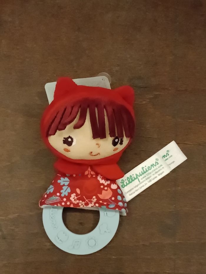 Hochet peluche Lilliputiens - photo numéro 2