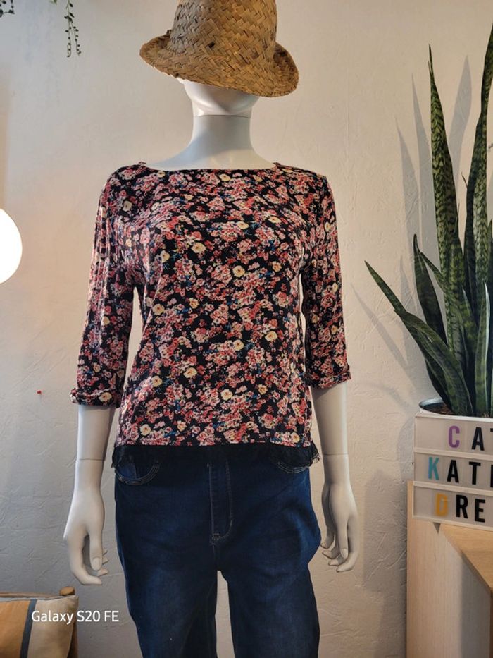 Blouse fleurie