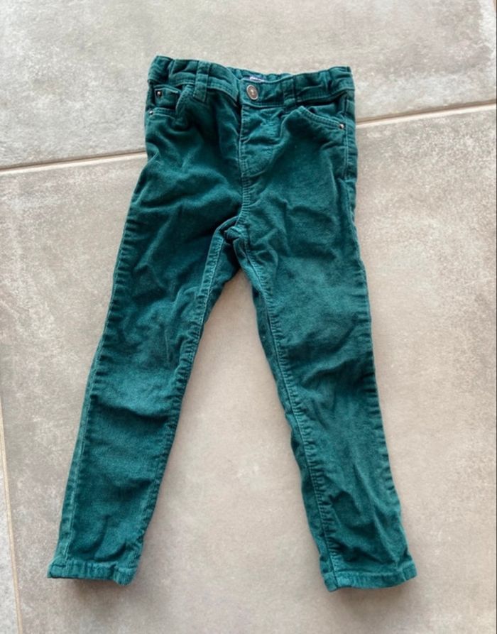 Pantalon velours fille