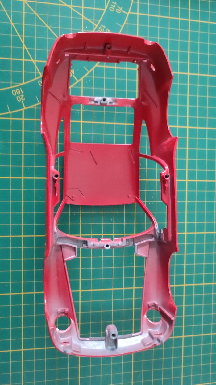 Carcasse carrosserie pièce détachée miniature Bburago burago Porsche 911 Carrera 1993 rouge 1/18 1/1 - photo numéro 5