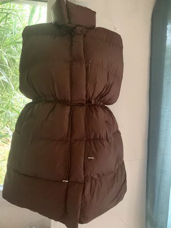 Doudoune longue sans manches longues taille 38