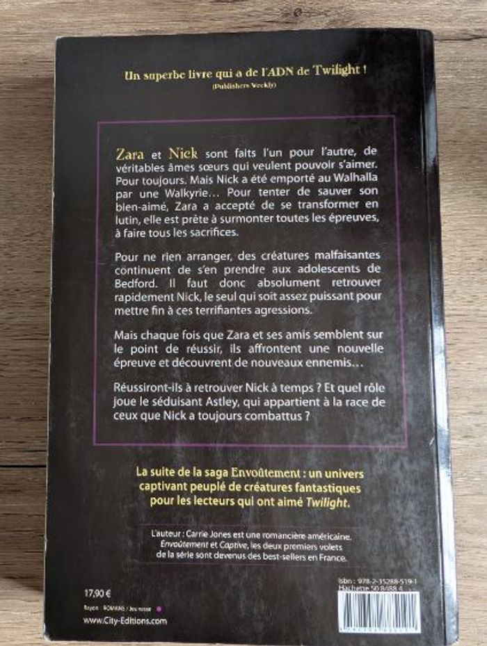 Série envoûtement (carrie jones) - photo numéro 3