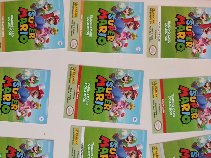 Lot 31 carte panini super Mario - photo numéro 7