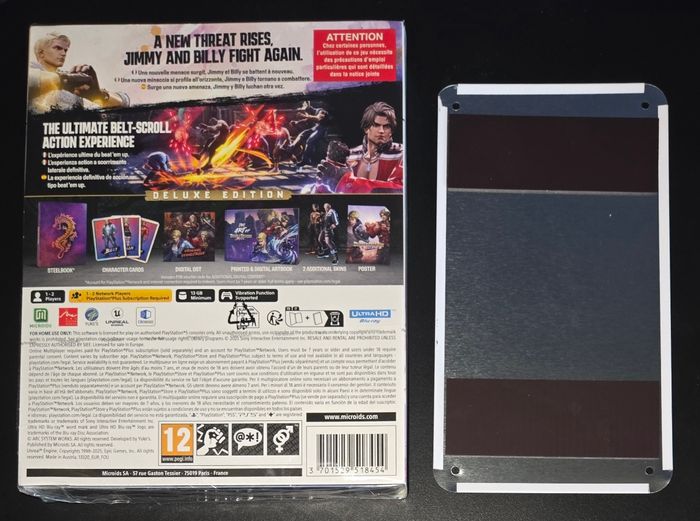 Double Dragon Revive Deluxe Édition Ps5 (avec le Mini Poster de Metal) neuf sous Blister - photo numéro 2
