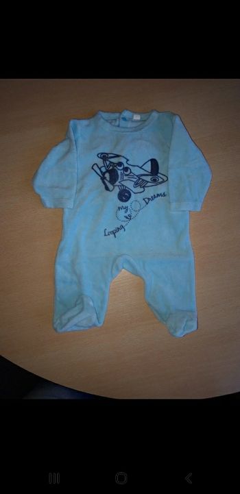 Grenouillère en velours