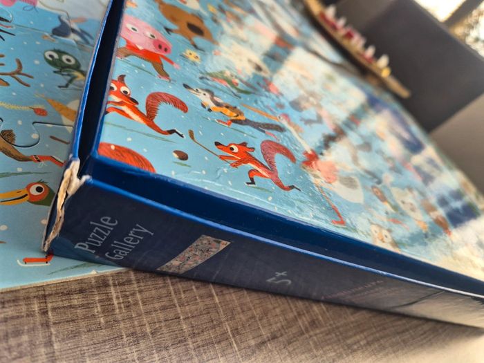 Puzzle Djeco Papatineurs 5+ grand format en très bon état - photo numéro 5