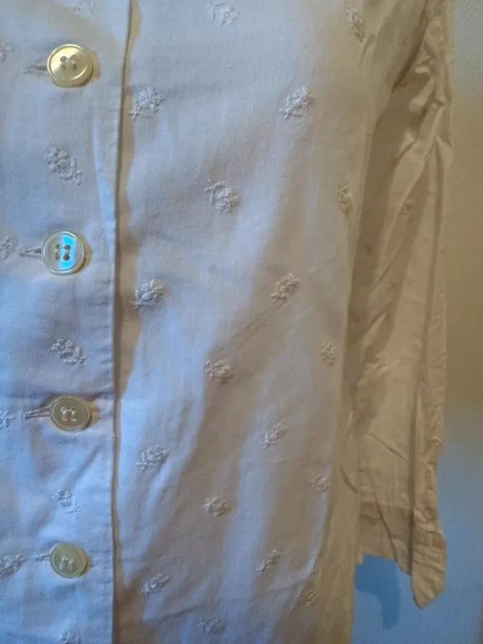 Blouse blanche en très bon état Claudie pierlot taille 1 - photo numéro 5
